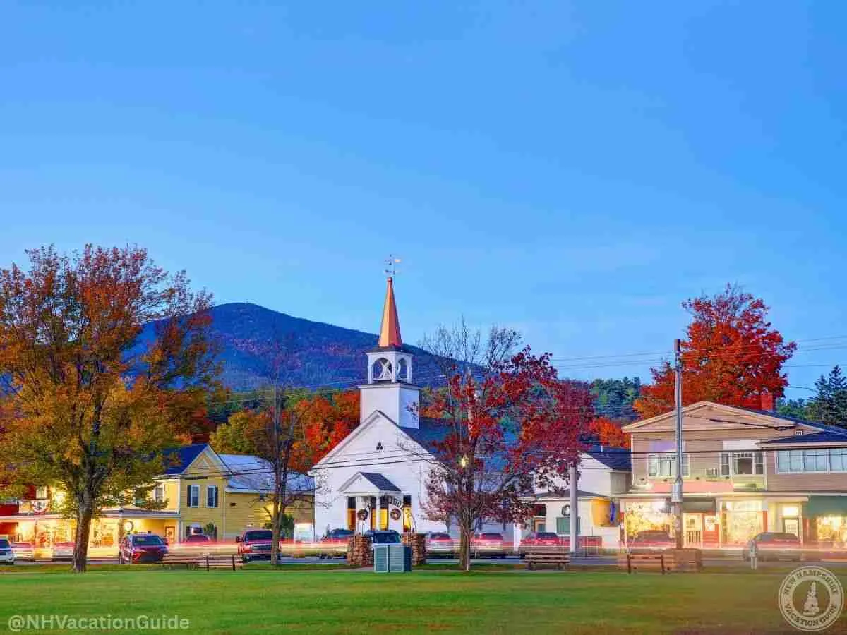 north conway village and cranmore mountain